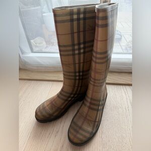 Burberry Rainboot Haymark Check Wellies